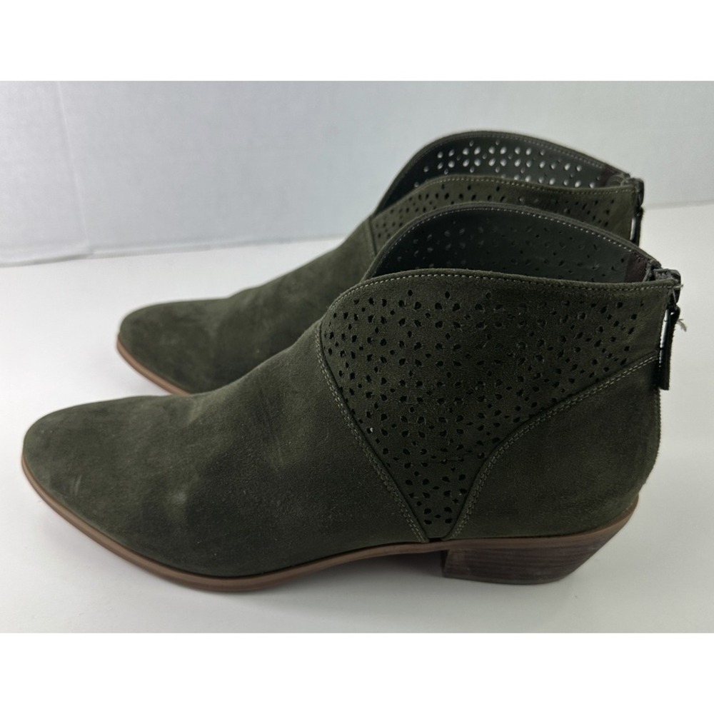 Violet & Red Kacey Suede Ankle Boots Women's 9.5 M Booties *New Balance Insoles - Picture 2 of 10